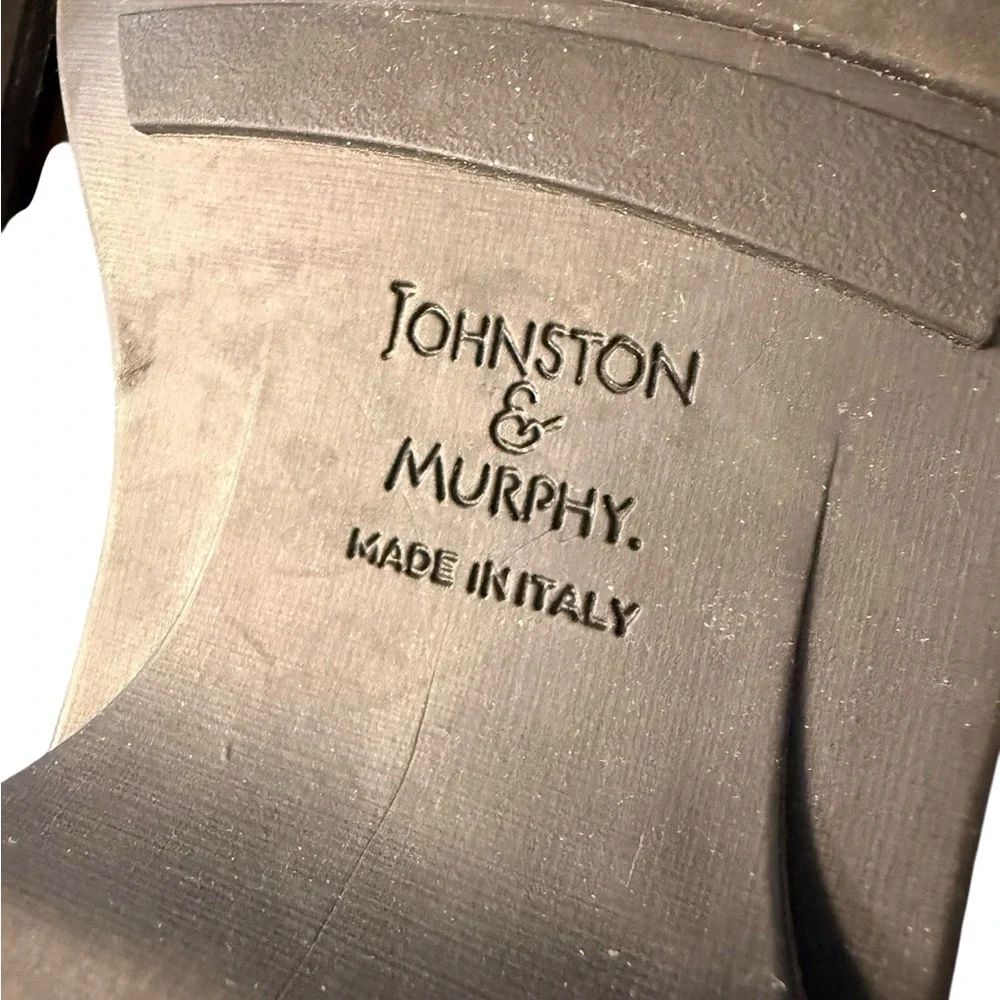 Johnston & Murphy Passport Burgundy Black Oxfords 20-2801‎ Men's Shoes size 8.5